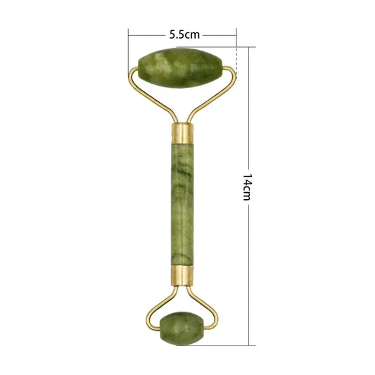 Natural Jade Roller Guasha Skin Scraper Facial Set Stone Firming Face Anti-Aging Puffy Eyes Massager Neck anti Wrinkle
